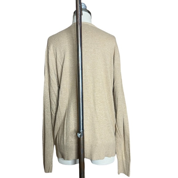 Merona Tan Embellished Rhinestone Crewneck Sweater size XL - Picture 5 of 11